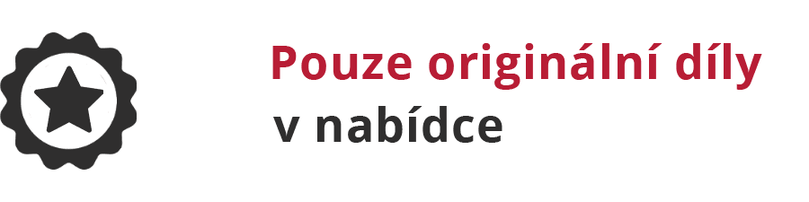 Pouze originální díly v nabídce